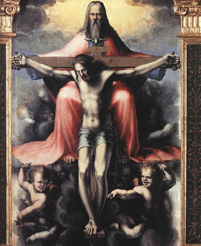 BECCAFUMI, Domenico Trinity (detail) df France oil painting art